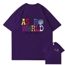 Hommes Basketball T-shirt Designer Hommes Femmes Été T-shirts à manches courtes Mode masculine T-shirts de dessin animé mignon ASTROWORLD Tops Tee Vêtements