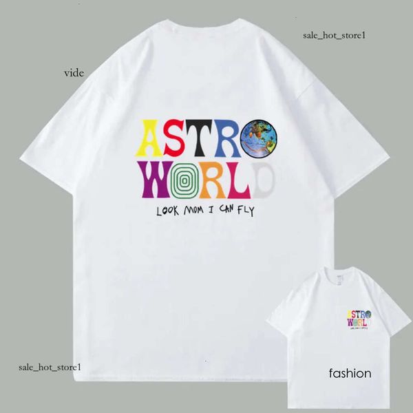 Basketball masculin T-shirt Designer Hommes Femmes Summer Summer Short T-shirts Scotts Man Fashion Hiphop Tshirts Astroworld Tops Tee Vêtements 6018 9327 7990