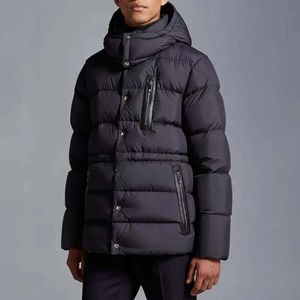 Hommes Bauges Puffer Down Vestes Designer Hiver Noir Parkas à capuche pour hommes Veste Zip Up Manteaux d'extérieur