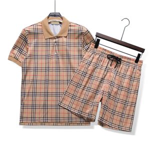 Hommes Beach S Designers Plaid Stripe Loisirs Survêtements Costumes d'été T-shirt Bord de mer Chemises de vacances Shorts Ensembles Homme Femmes Ensemble Tenues Sportswears