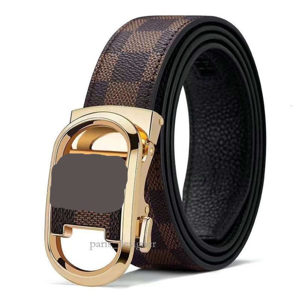 Ceinture pour hommes Boucle automatique Ceinture de créateur Boucle de luxe à rayures Ceintures classiques Ceintures Or et Argent Boucle noire Largeur décontractée 557 337