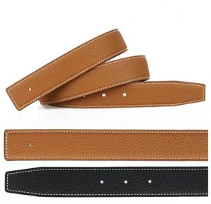 Mens Belt Belts Designer 2022 Top hoogwaardige luxe designer riemen Men Dames riemen van heren en damesriem met mode Big Buckle Real Leather 4 Color