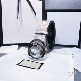Ceintures masculines pour femmes créatrices Cintura Ceinture véritable boîte en cuir 3,8 cm boucle de mode 68JP8