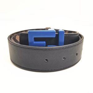 Ceinture de ceinture pour hommes Femmes Femmes de 4,0 cm de largeur de largeur FF Bouilles de boucle de haute qualité