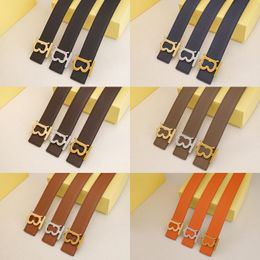 Ceinture pour hommes concepteurs véritables ceintures en cuir pour hommes Women largeur 3,5 cm lettre de vache lisse boucle bouchette vintage ceinture 18 couleurs