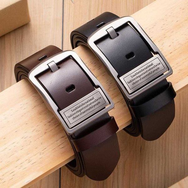 Ceinture pour hommes rotatif bouton japonais affaires loisirs mode tendance