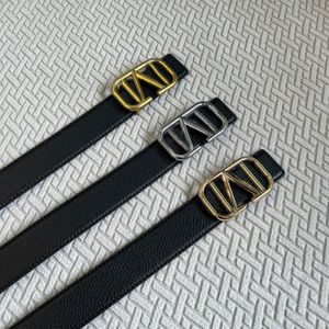 Heren riemen dames ontwerpers luxe riem vintage pin naald v embel belts width 3 8 cm casual cintura mode cinture lichee black 2023 307o