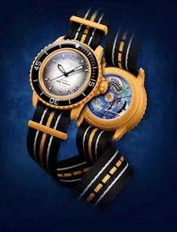 Mens biocéramic cinq montres océaniques montres mécaniques automatiques de haute qualité.