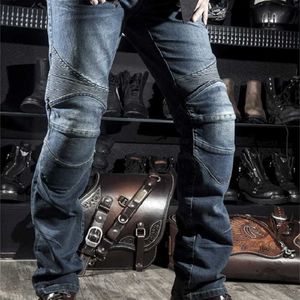 Mens Black Biker Jeans Motocycle Denim Broek Mannelijke Stretch Originele Broek Off-Road Protection Kleding XXXXL Plus Size 2111108