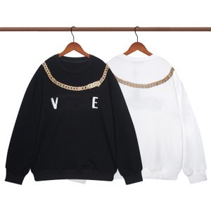 Heren zwarte sweatshirts dames hoodies pullover hooded losse trui street fashion letter design Eenvoudige stijl paar outfit unisex plus size witte hoodies