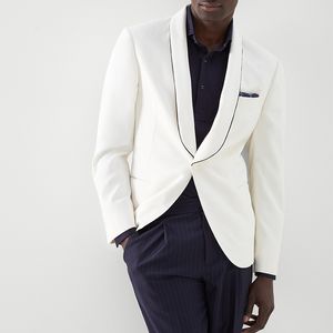 Blazers pour hommes printemps et automne mûrier soie affaires décontracté costume veste manteau