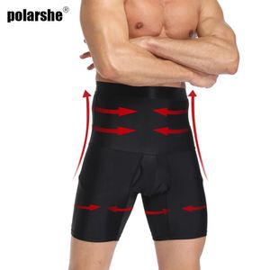 Hommes Body Shaper Compression Shorts Body Shaper taille formateur contrôle du ventre minceur modélisation pantalon ceinture Boxer sous-vêtements 240220