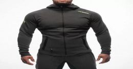 Heren Bodybuilding Hoodies Gym Training Shirts Hooded Sport Suits Tracksuit Men Chandal Hombre Gorilla Wear Animal5756045