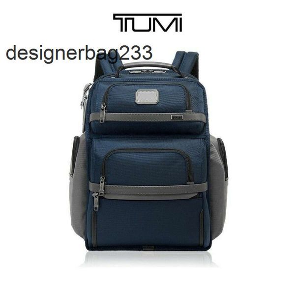 Mens Bookbag Pack Designer Back Tums Backpack Men Men Luxury Livre sac à main Sacs haut de gamme Version d'affaires légers pour hommes et adultes haut de gamme et durable 92R