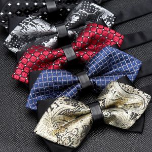 Hommes noeud papillon qualité cravate mode formelle mariage papillon cravate cravates pour hommes chemise cadeaux d'affaires accessoires
