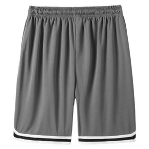 Herenjongens basketbal shorts Snel droge ademende sport shorts trunks bodems casual elastische tailleband drawstring sport short short