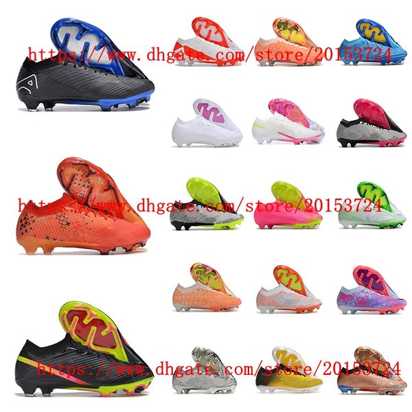 Zapatos de fútbol para hombre, niños y mujeres, Zoomes Mercurial XV Elite FG, botines Scarpe Calcio, terreno firme, Botas De Futbol, talla 35-45 EUR