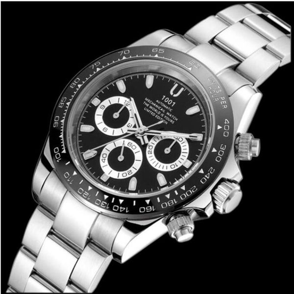 Reloj para hombre BP Factory, nueva versión, venta de 40 mm Cosmograph 116500 Swiss ETA 7750, movimiento automático, cronógrafo para hombre Wa297y