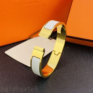 Bracelet pour hommes bracelets en émail de créateur boucle de lettre en acier inoxydable multicolore pulsera à la mode cadeau exquis dame bracelets de créateur plaqué or argent ZB003