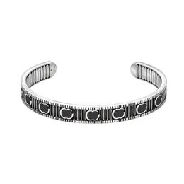 Pulsera para hombre diseñador serpiente 925 brazalete de ley para mujer amor pareja esmalte círculo pulseras de muñeca joyería de lujo hombre calle cadera ho2806