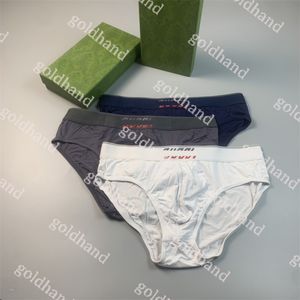 Mens Briefs Sexy Slip Designer Classique Hommes Sous-Vêtements Imprimés Marque De Luxe D'été Respirant Mâle Boxers