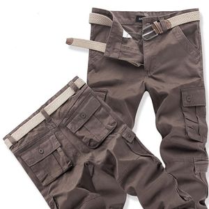 Pantalon Cargo de Camouflage pour hommes, décontracté coton, multi-poches, militaire tactique, Streetwear, salopette de travail, pantalon Long de Combat GNRA