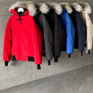 Veste canadienne pour hommes Manteau de créateur Vestes d'hiver à capuche Goose Vêtements imperméables Parkas Coupe-vent Zip Femmes Manteaux Manteaux