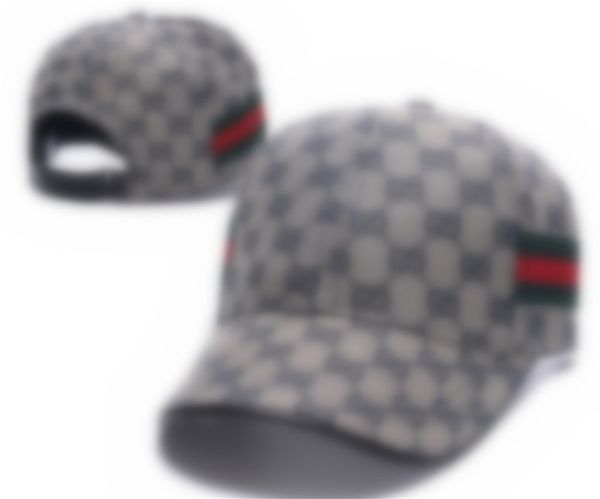 Chapeaux de créateurs de casquettes de baseball en toile