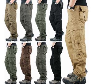 Pantalon cargo masculin 100% coton travail tactique combat pantalon glucial extérieur pour les hommes fabriqués par l'industrie du wigace