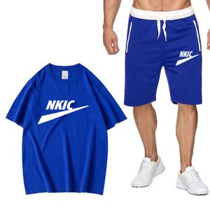 Mens Casual merk Tracksuits Sportswear jassen broek Twee-delige sets mannelijke mode patchwork jogging suit outfits gym kleding fitness plus maat xs-2xl