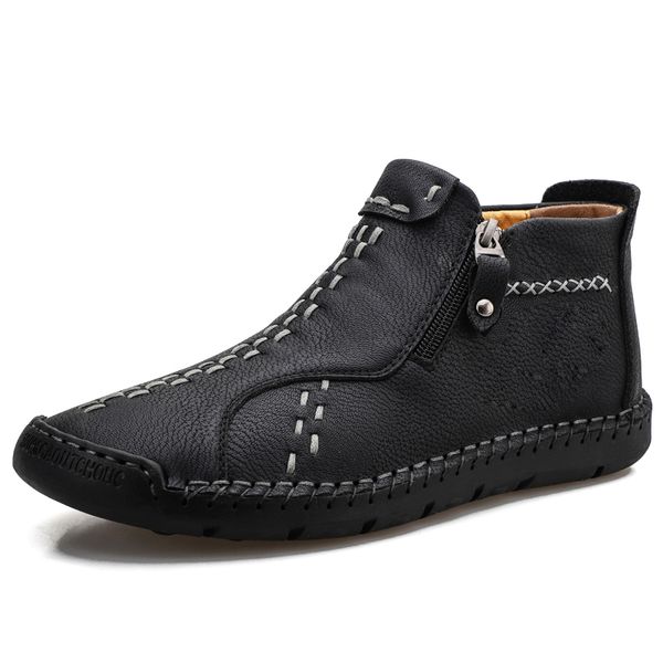 Bottes Chukka décontractées pour hommes, mocassins à enfiler, chaussures Renaissance, bottines Pirate P20D50