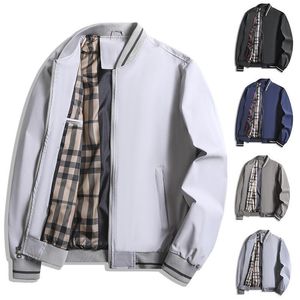 Chaqueta informal para hombre, chaqueta nueva de primavera y otoño, ropa con cremallera, abrigo exterior, ropa deportiva para hombre, chaquetas