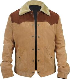 Veste décontractée John Dutton pour homme – Série télévisée Kevin Costner Bomber Collection de vêtements d'extérieur