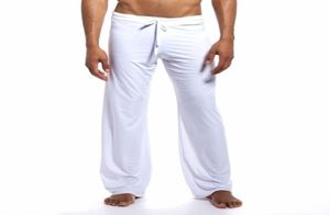 Pantalones casuales para hombre Pantalones sueltos para hombre Ropa de salón y ropa de dormir Salón Spandex Fitness Ropa de dormir para el hogar Pantalones de pijama sexy para hombres Cool1507410