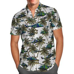 Cocinas informales para hombres Cocador Coconut 3d Summer Verano transpirable Beach Beach Camiseta de manga corta Hombres streetwear