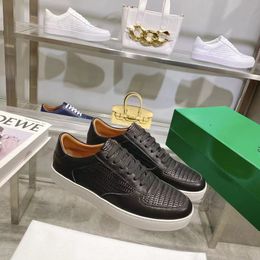 Chaussures décontractées pour hommes noir blanc vert plat en cuir augmentant les hommes pour femmes baskets sportives