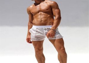 Heren Casual Shorts Sexy Volledig transparante snelle droge boardshorts Masculino Men Homme Gym Clothing Maillot de Bain Short 2206028470263