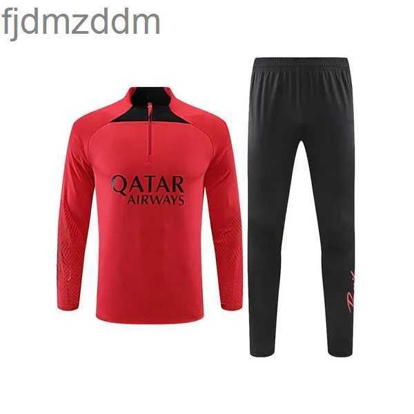 Traje deportivo casual para hombre 22 23psgs Chándal Mbappe Chaqueta Futbol Hombres Mangas largas Conjuntos Hommes Ropa deportiva Manga Jerseys de fútbol 2023 Adultos Hombres Niños Trajes de entrenamiento Fo