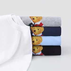 T-shirts décontractés pour hommes Coupe slim d'été Imprimé à manches courtes T-shirt en coton imprimé délicat de haute qualité Confortable respirant T-shirt de créateur de mode Taille asiatique sss