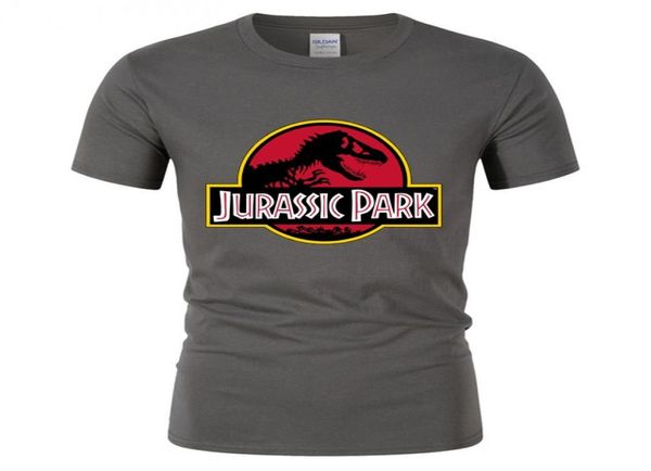 Mens Casual Tops Camiseta Jurassic Parque Europeo Estilo de Aman Camiseta Camiseta Man Camiseta Dinosaurio Mundial Juvenil Boy Teeshirt Male Tees2442297