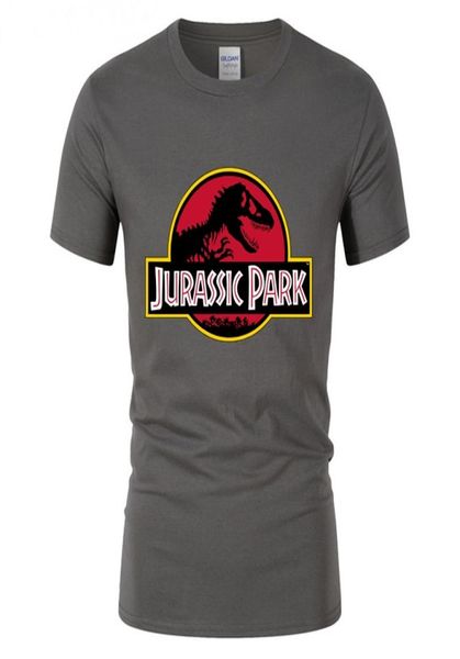 Mens Casual Tops Camiseta Jurassic Parque Europeo Estilo de Aman Camiseta Camiseta Man Camiseta Dinosaurio Mundial Juvenil Boy Teeshirt Tees3837529