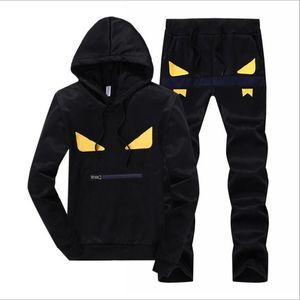 Heren Casual tracksuits Letter Afdrukken Sweatsuits Hommes Jogger Fit Suits Pollover Hooded Hoodies Long Pants Outfits