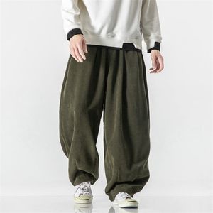 Pantalones casuales de pantalones calles harem fashion mujer pantalones largos gran tamaño macho suelto harajuku estilo 5xl 220705
