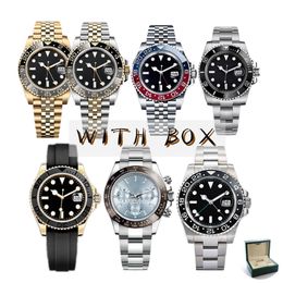 Heren automatisch horloge mechanisch horloge 40 mm 904L roestvrij staal zwemmen designer horloges klassiek saffier lichtgevend polshorloge business casual montre de luxe