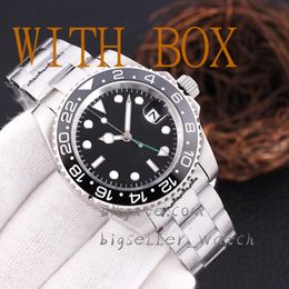 Heren keramische bezel horloge automatisch mechanisch 40 mm beweging horloges lichtgevende saffier zwemmen automatisch polshorloge Montre de luxe