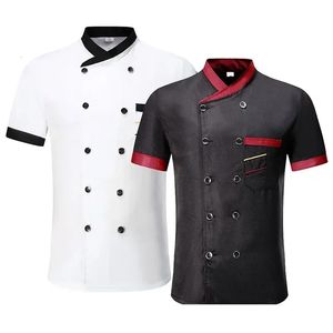 Heren chef-kok jas unisex shirt koken el catering restaurant keuken uniform kleding 240102