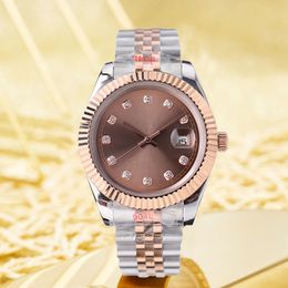 Herren-Schokoladenuhr mit Diamant, hochwertige Uhren, 36 mm, 41 mm, mechanische Armbanduhr, Damen-Armbanduhr, 31 mm, Quarz, wasserdicht, Edelstahl, Weihnachtsgeschenk