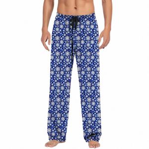 Heren Kerst Pyjama Broek Kerst Volledige Lengte Rechte Zachte Warme Gedrukt Nachtkleding Nieuwjaar Lelijke Boom Print Thuis Broek C0EV #