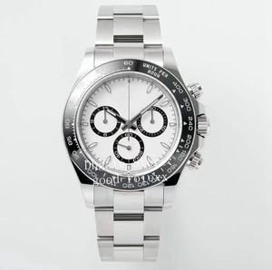 Reloj cronógrafo para hombres Hombres automáticos Cal.4131 Movimiento Eta Watch Valjoux AR Maker 904L Acero ARF Sport 126500 Mujeres de pulsera Caja