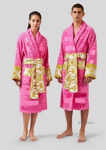 Peignoir en coton classique masculin pour hommes et femmes marques de sommiers kimono robes de bain chaud porte des peignoir unisexe une taille 6576